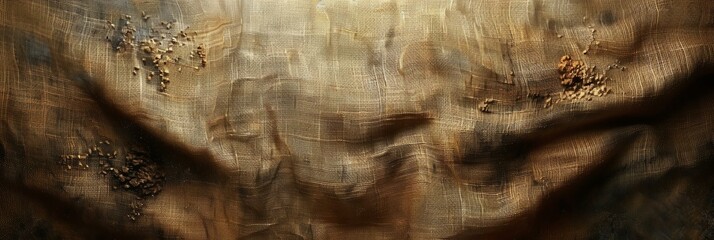 Abstract Art: Textured Painting with Earth Tones