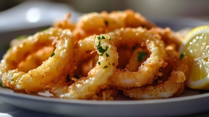 Hispanic Heritage Month: Sunlit Golden Calamari with Citrus and Aromatics
