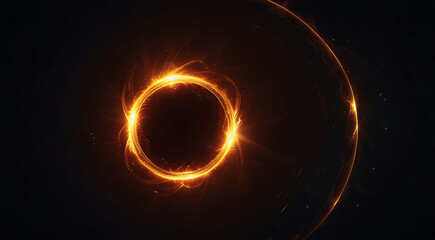 A vibrant lens flare with multiple color streaks on a dark background, creating a dynamic and colorful light effect that adds vibrancy and energy to graphic resources, ideal for modern and futuristic 