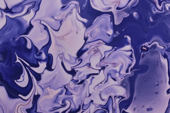 Photo of Abstract Painting purpal color