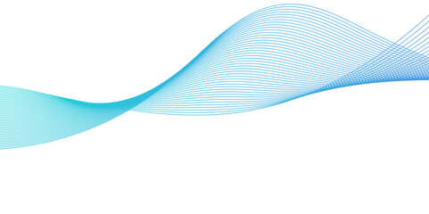 Modern flow  blend carve wave futuristic technology stripe line isolated on white and blue carve line vector background. seamless wave pattern glowing science flowing line graphic template background.