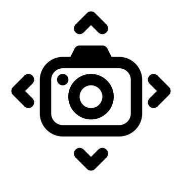 recommend clip art: panning, moving, direction, camera, photography outline icon