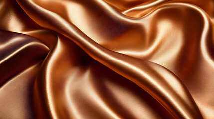 Obraz premium Luxury Brown Silk Fabric Texture Background