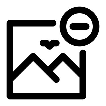 recommend clip art: remove, delete, image, picture, photography outline icon