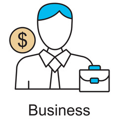 Business icon, Innovative Business Solutions for Corporate Success, Empowering Enterprises with Smart Business Strategies