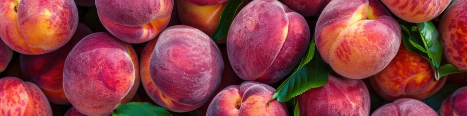 Harvesting Organic Fruits in a Peach Orchard with Sustainable Practices