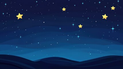 Fototapeta premium Bright vector pixel art of space, featuring colorful stars and a modern flat design in a fun cartoon style.