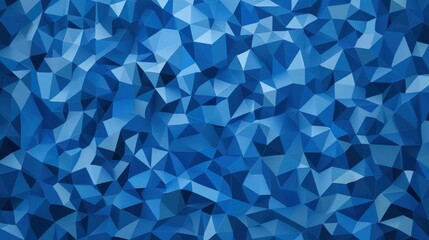 Fototapeta premium Explore a unique geometric blue polygonal pattern, ideal for modern designs and vibrant illustrations.