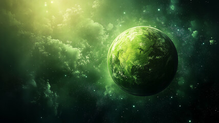 green planet earth