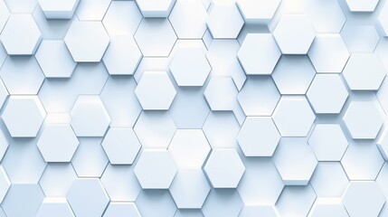 Fototapeta premium Bright, abstract hexagon pattern brings a modern touch to your design, featuring seamless honeycomb textures and vibrant visuals.