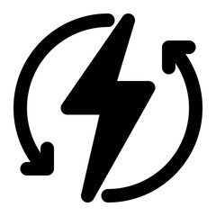 auto flash, flash, automatic, lighting, photography solid or glyph icon