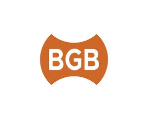 BGB logo design vector template. BGB