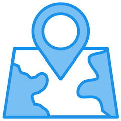 Fototapeta premium Map Icon