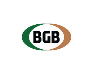 BGB logo design vector template. BGB