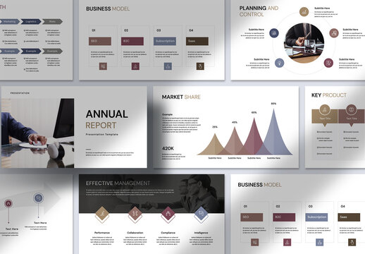 Annual Report Presentation Template