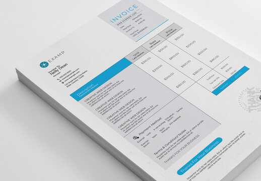 Creative Minimal Invoice