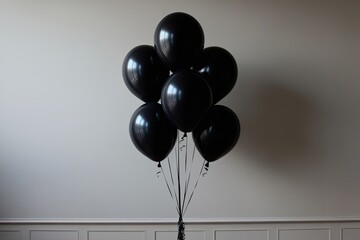 Classic Black Balloons for Celebrations and Parties