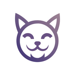 Cat logo vector icon