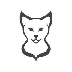 Cat logo vector icon