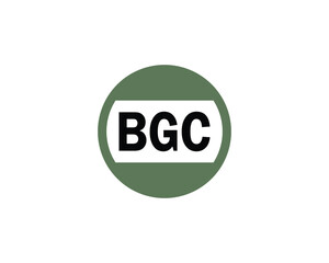 BGC logo design vector template. BGC