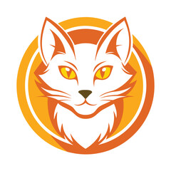 Cat logo vector icon