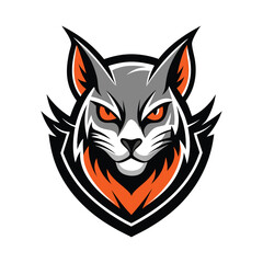 Cat logo vector icon