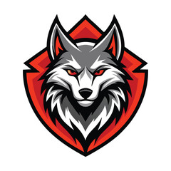Wolf vector logo 