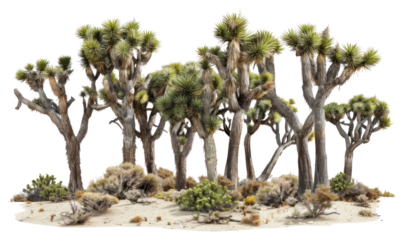 PNG Group of Joshua trees outdoors nature plant.