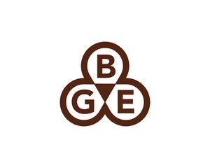 BGE logo design vector template. BGE