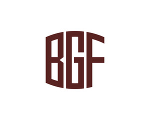 BGF logo design vector template. BGF