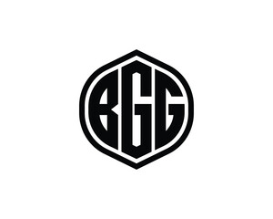 BGG logo design vector template. BGG