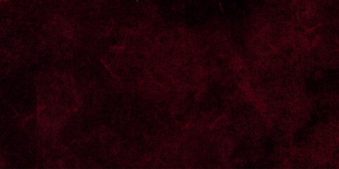 Red Abstract grunge dark cement wall texture background. Texture of a concrete wall with cracks and scratches .Grunge Close up abstract empty of black and red modern wallpaper texture background .	