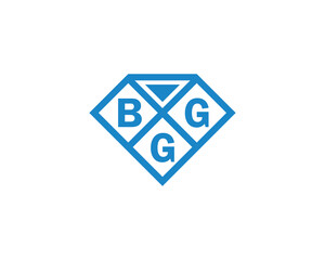 BGG logo design vector template. BGG