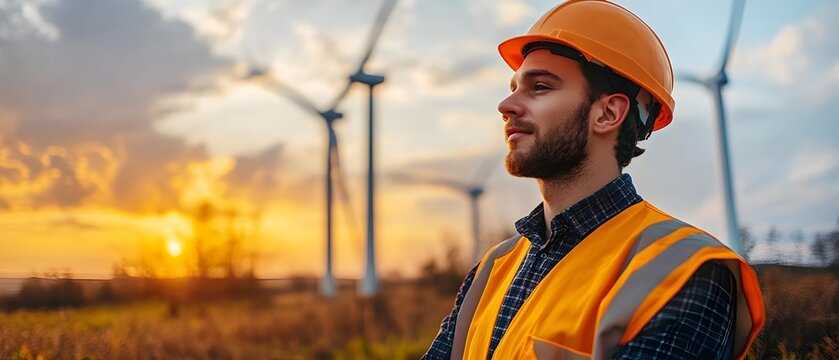 Wind Turbine Engineer Addressing Grid Challenges in Structural Designs of Renewable Energy Infrastructure  Sustainable power and electrical grid optimization