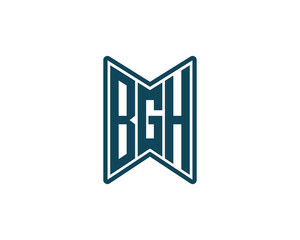 BGH Logo design vector template. BGH