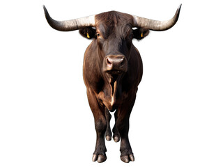 Naklejka premium buffalo isolated on transparent background