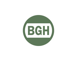 BGH Logo design vector template. BGH