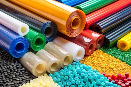 A photo of polyurethane and plastic combined, yielding a robust and adaptable substance with remarkable durability and flexibility.