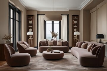 Sleek Elegant Silhouettes in 3D Design and Rendering