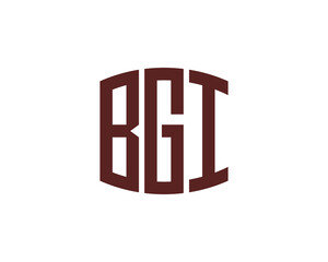 BGI logo design vector template. BGI