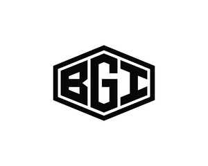 BGI logo design vector template. BGI