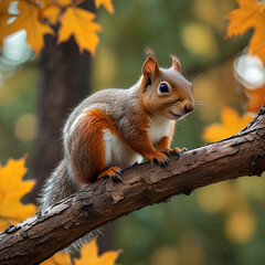 squirrel on a tree