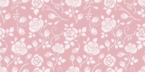 Lovely and Beautiful Spring Flowers Pattern for Fabric, Wallpaper, and More