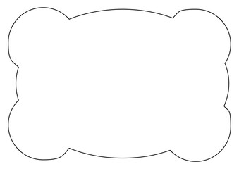 Modern Shapes and Frames Border Frame
