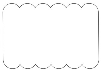 Modern Shapes and Frames Border Frame
