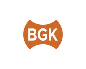 BGK logo design vector template. BGK