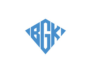 Obraz premium BGK logo design vector template. BGK