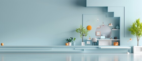 Creative Designer Presenting Innovative Concept to a Professional Team in ing