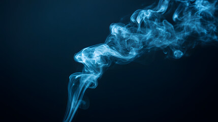 smoke on black background