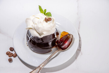 Coffee Jelly Dessert